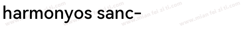 harmonyos sanc字体转换